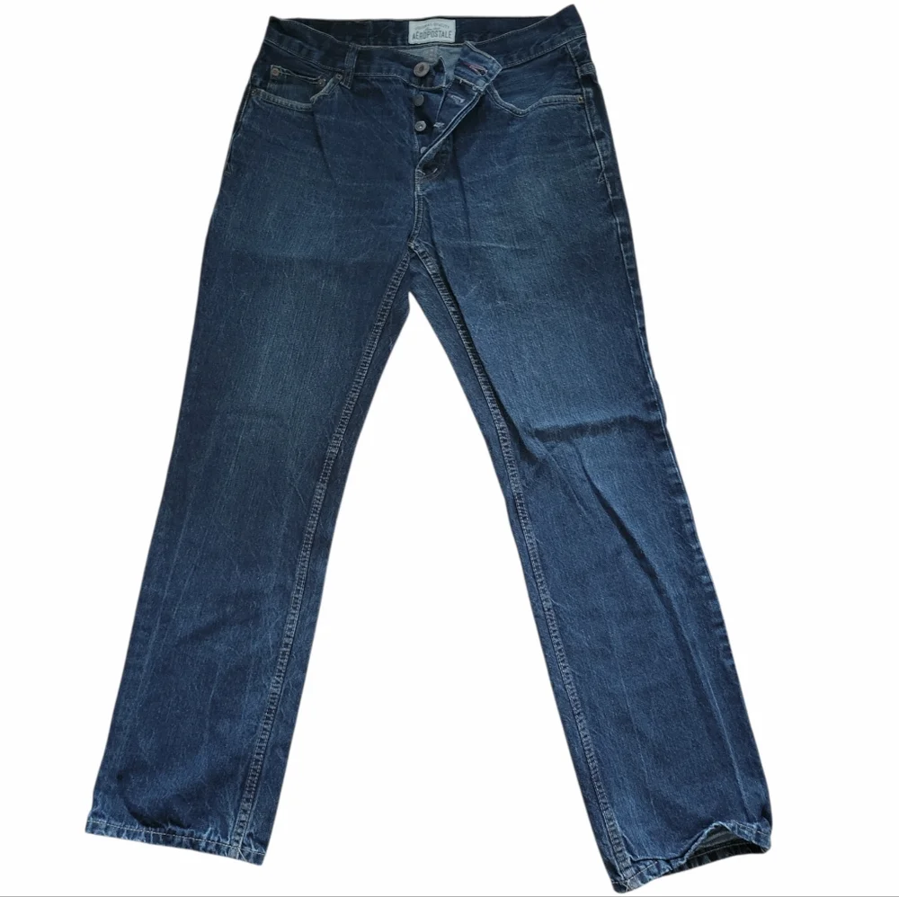 TWO Aeropostale Blue Jeans Sz.31 x 32 Essex STRAIGHT leg